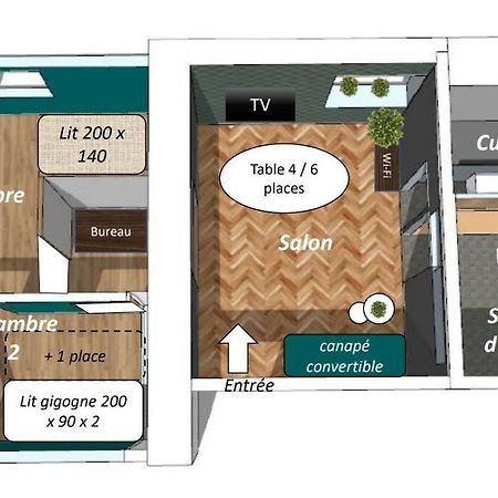 Appartement 300 M Plage Et Port 滨海巴纽尔斯 外观 照片